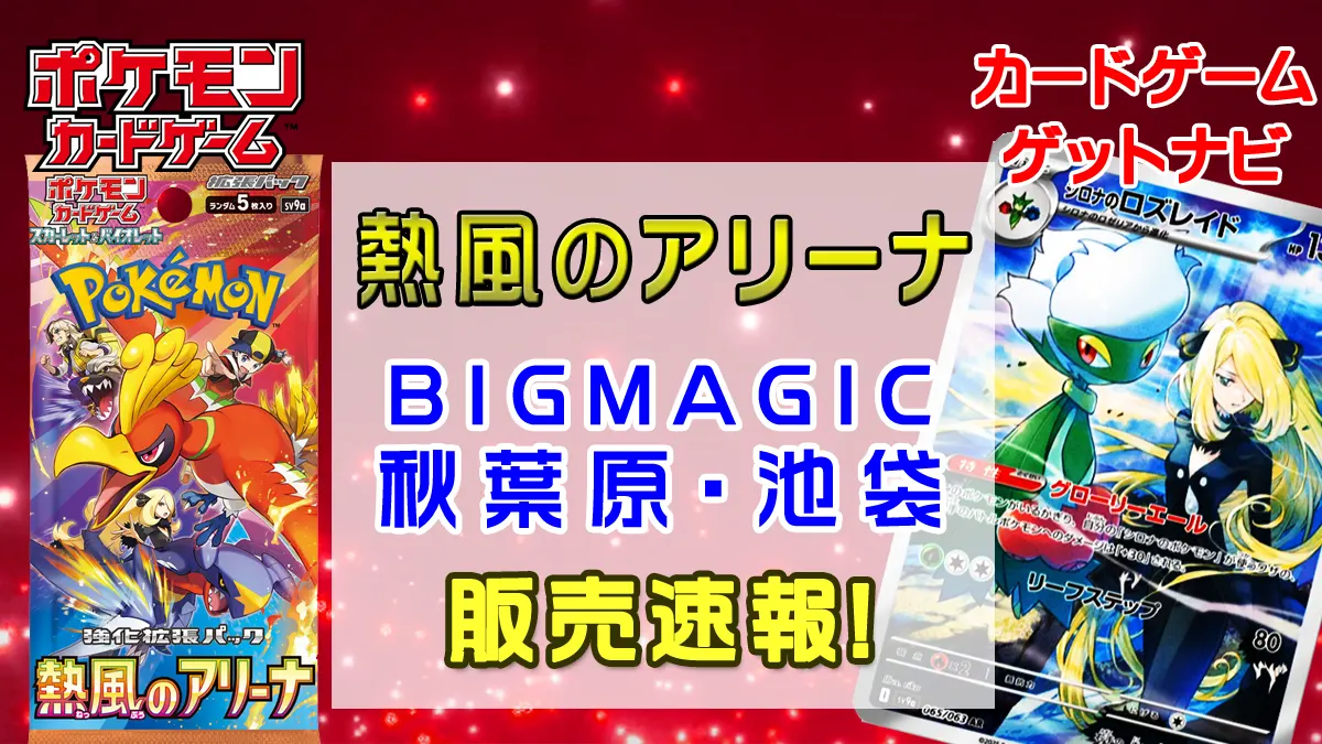 ビッグマジック「熱風のアリーナ」販売