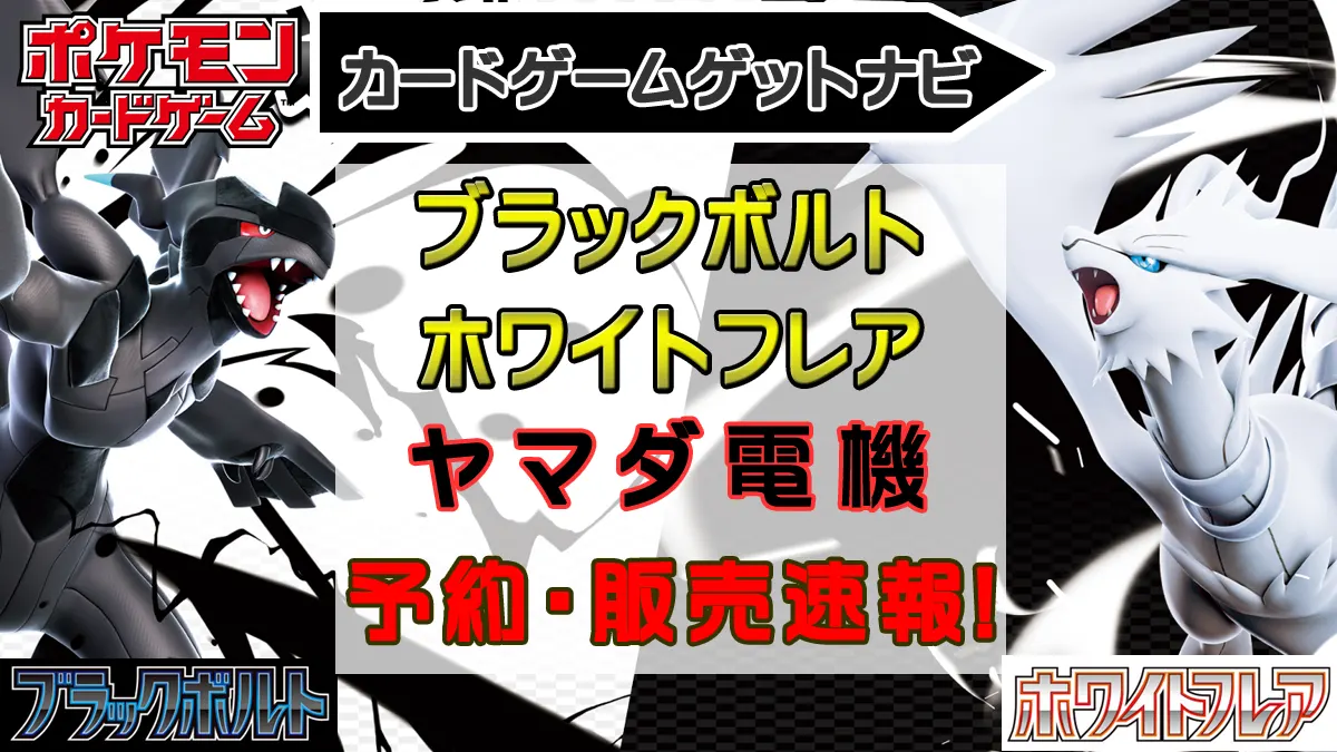ヤマダ電機ブラックボルト＆ホワイトフレア