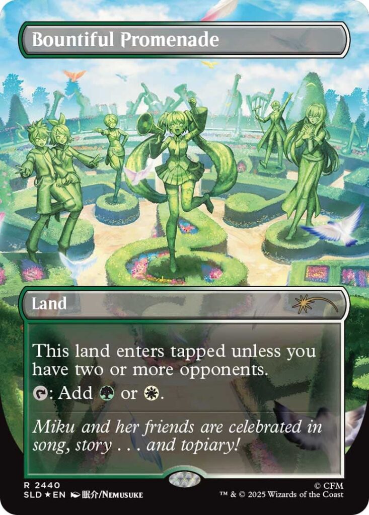 Credit Wizards of the Coast Bountiful Promenade 豪勢な大通り
