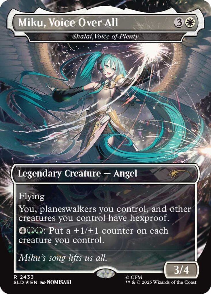 Credit Wizards of the Coast Miku, Voice Over All
