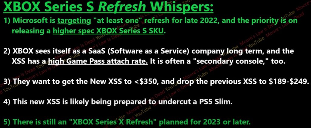 Xbox refresh
