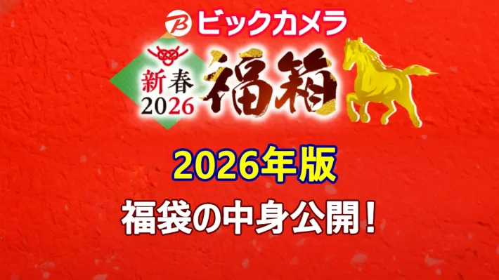ビックカメラ2026福袋中身公開