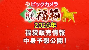 ビックカメラ福袋の中身公開2026