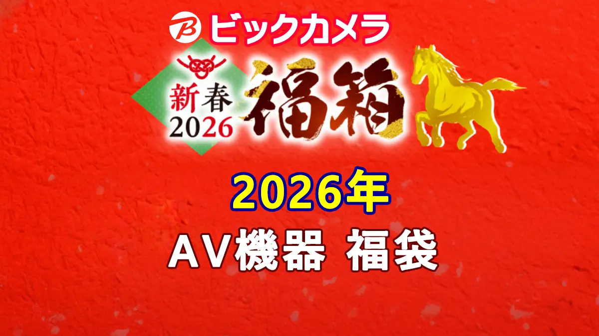ビックカメラ2026年 AV機器『福箱（福袋）』中身（ネタバレ）を公開