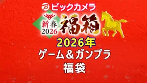 ビックカメラ福袋の中身公開2026ゲーム＆ガンプラ