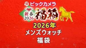 ビックカメラ福袋の中身公開2026メンズウォッチ