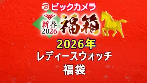 ビックカメラ福袋の中身公開2026レディースウォッチ